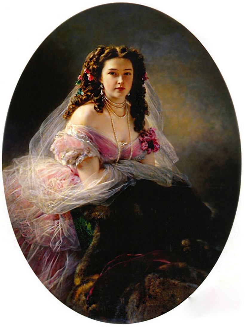 Franz Xaver Winterhalter. Portrait of Varvara Dmitrievna Korsakova, nee Mergasova