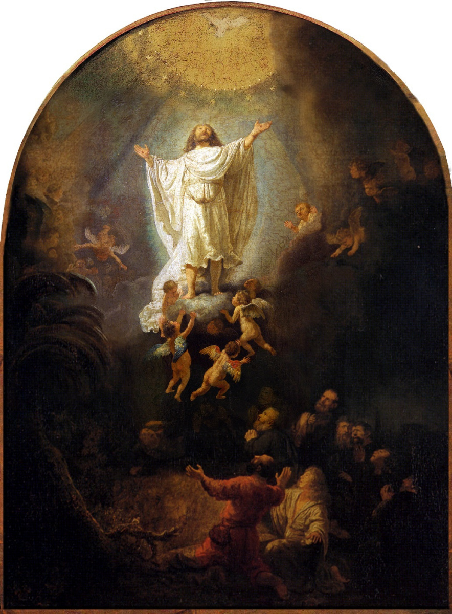 Rembrandt Harmenszoon van Rijn. Ascensión de Cristo
