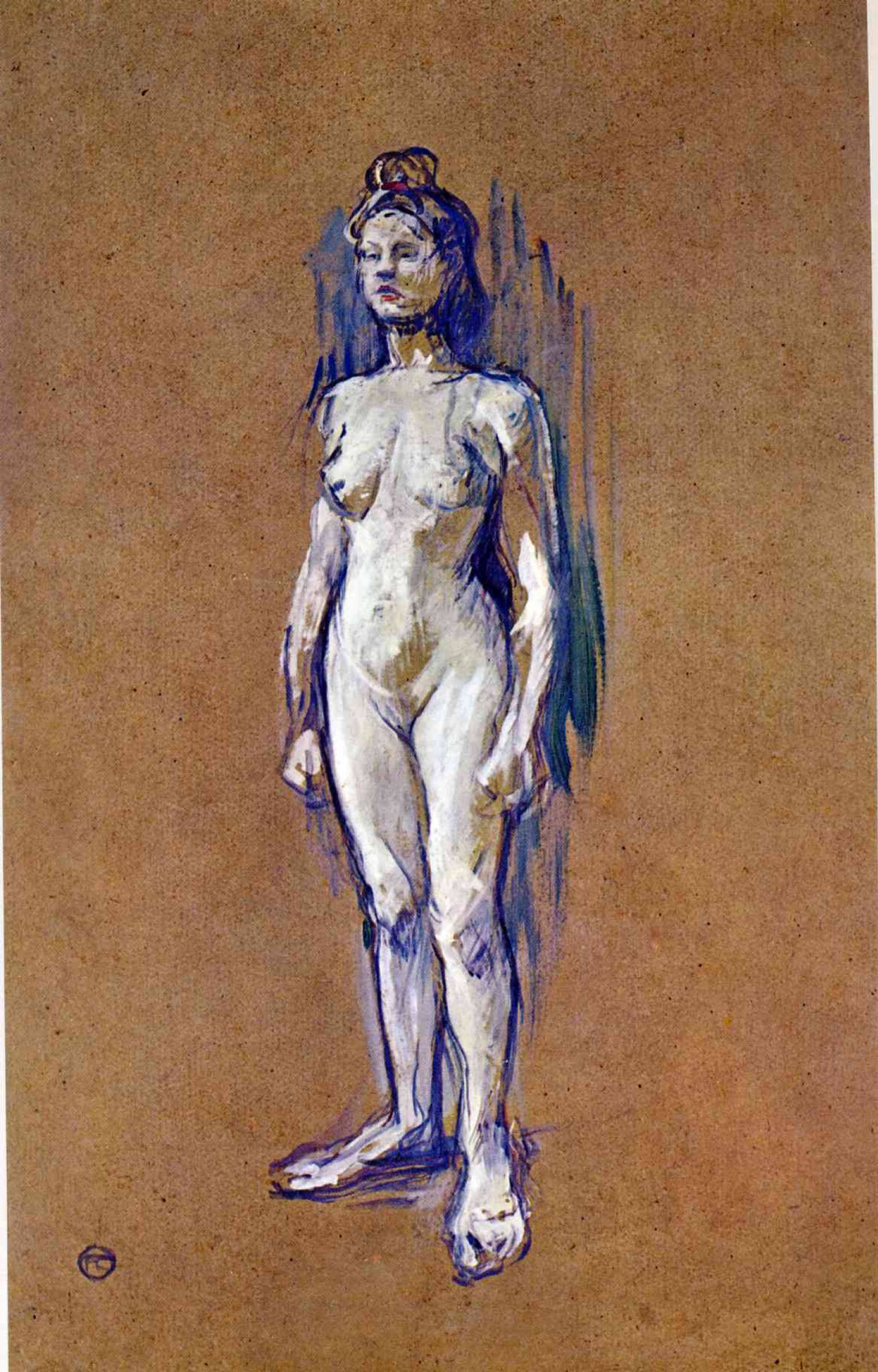 Buy digital version: Nude woman (sketch) by Henri de Toulouse-Lautrec, Albi  | Arthive