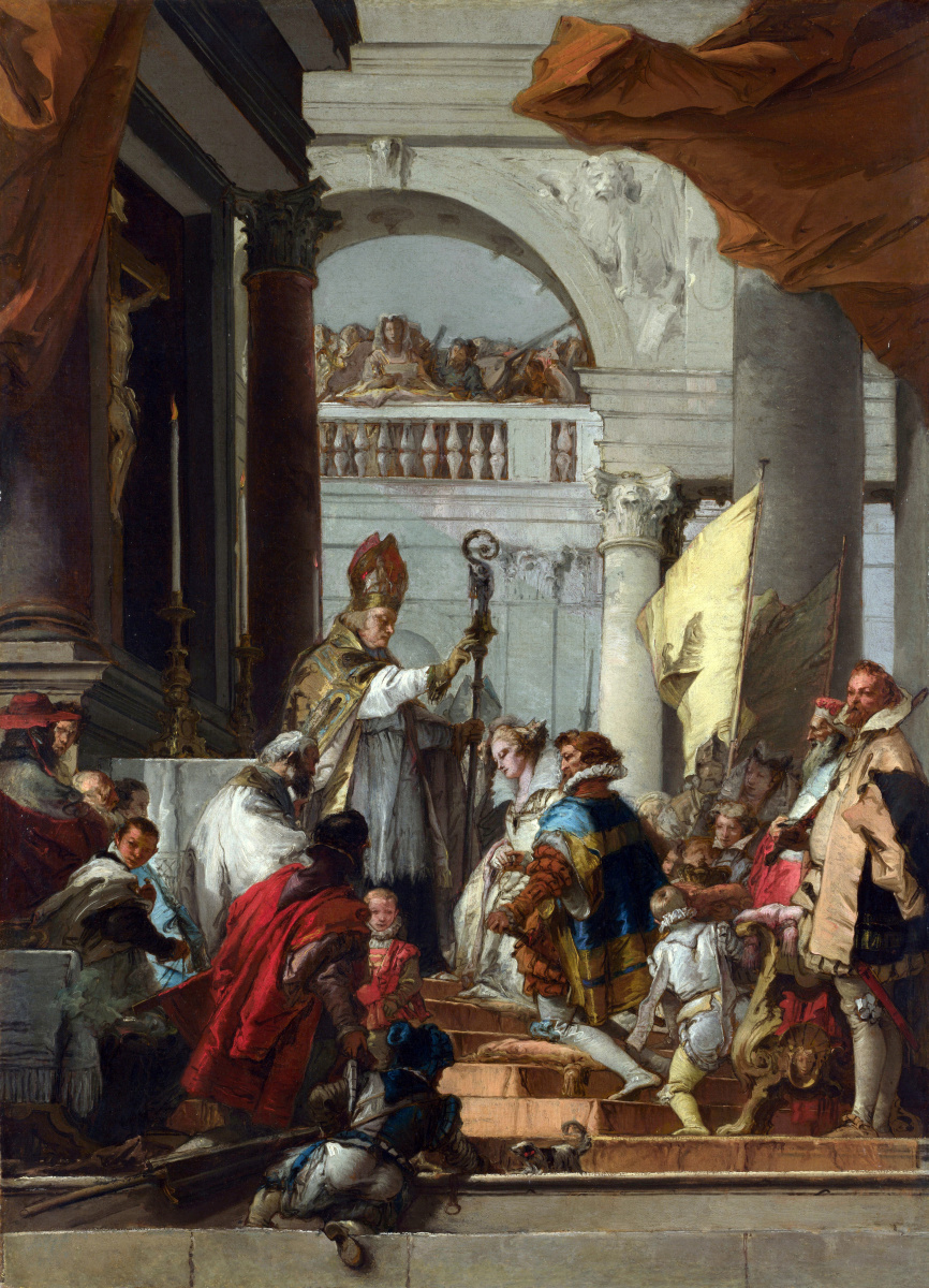 Giovanni Domenico Tiepolo. The Marriage Of Frederick Barbarossa