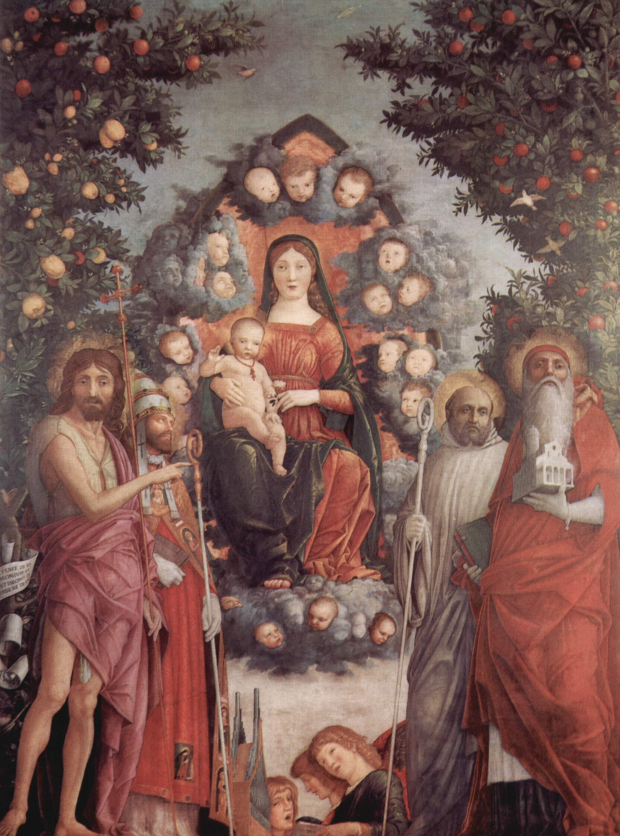 Andrea Mantegna. Madonna with the saints