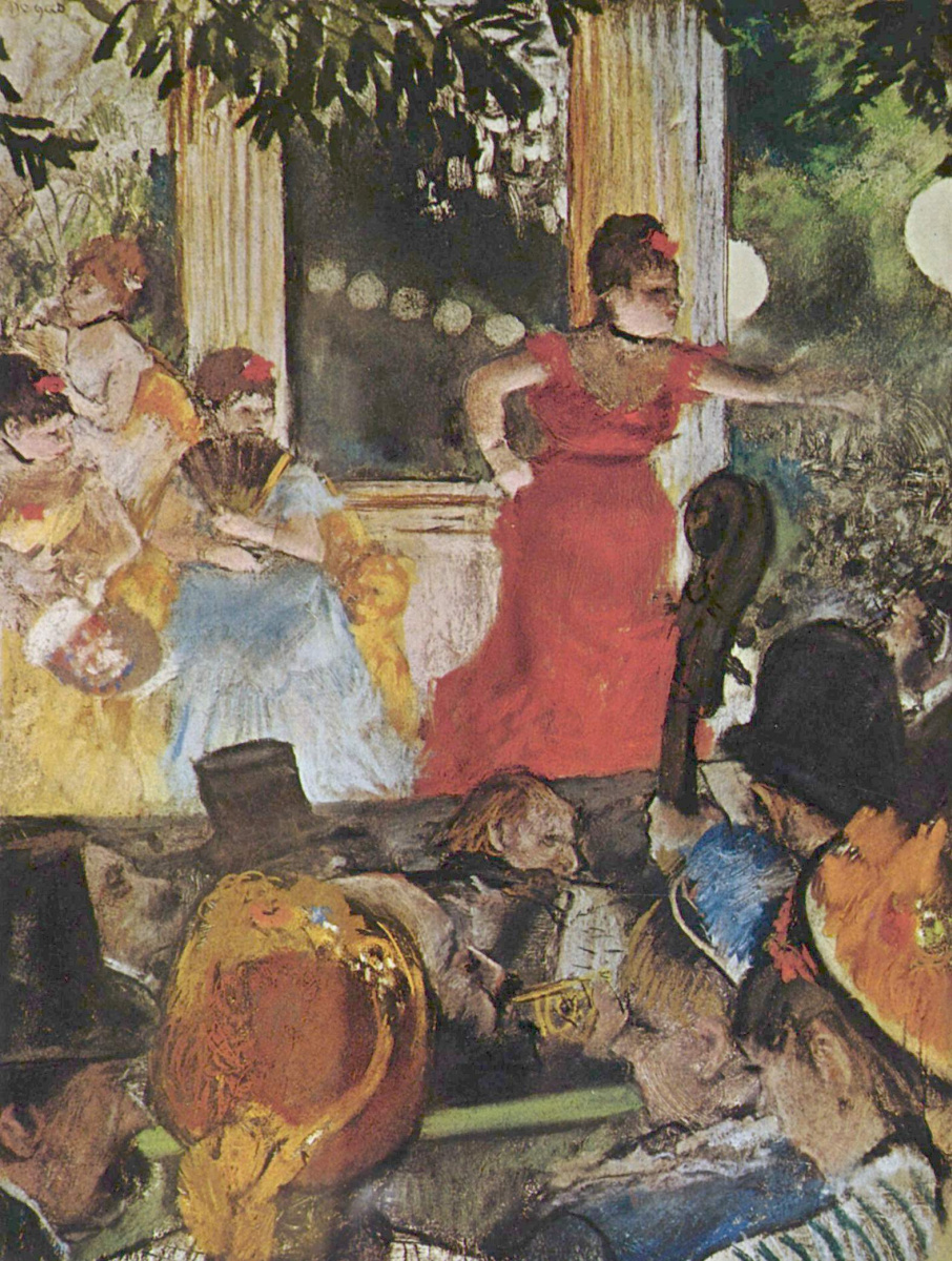 Edgar Degas. Concert at cafe Ambassador