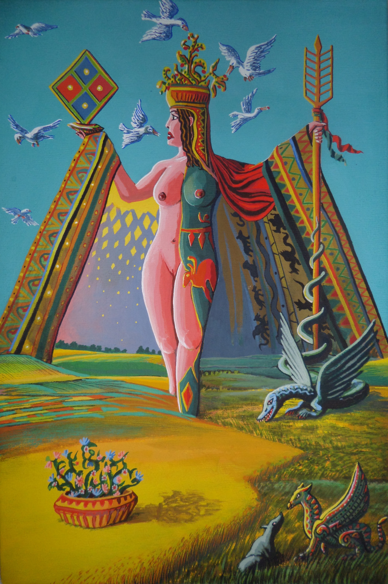 Ilya Iyari. Scythian Tarot. "Field"