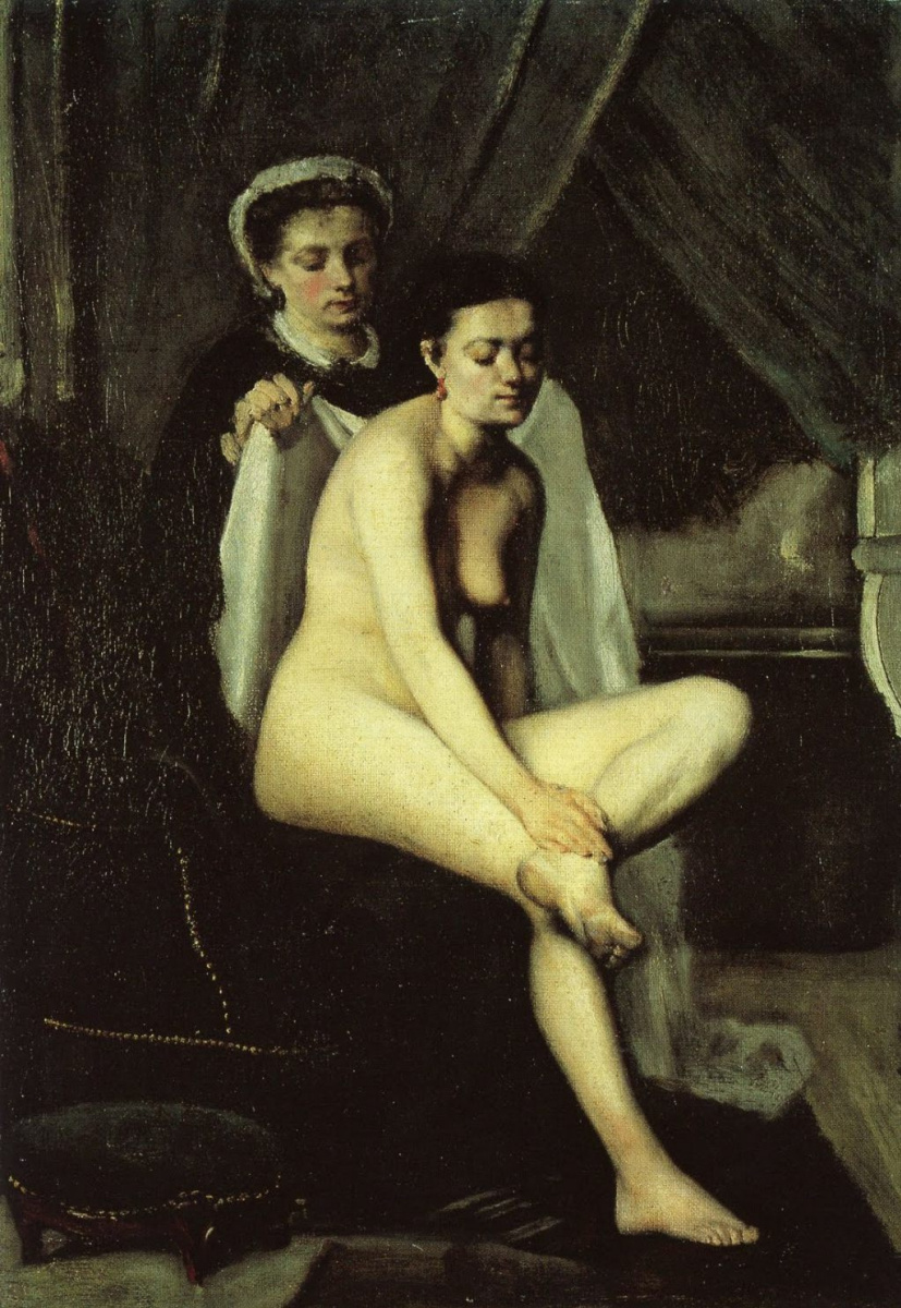 Frédéric Bazille. After the bath