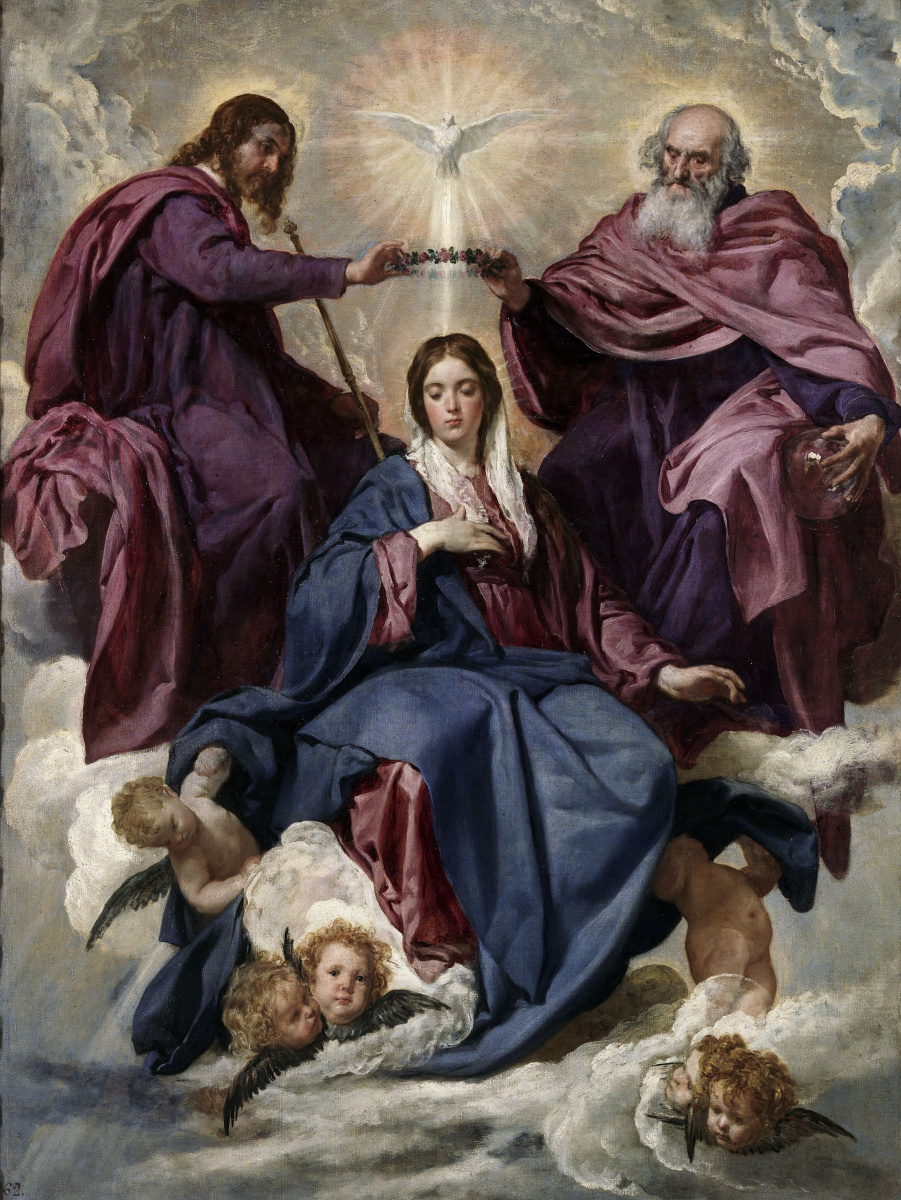 Diego Velazquez. The Coronation Of The Virgin