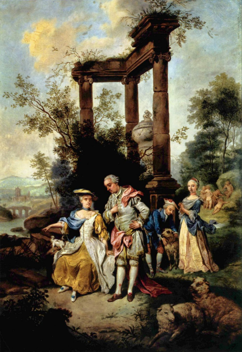 Johann Konrad Zeekac. The Goethe family in Supertrace