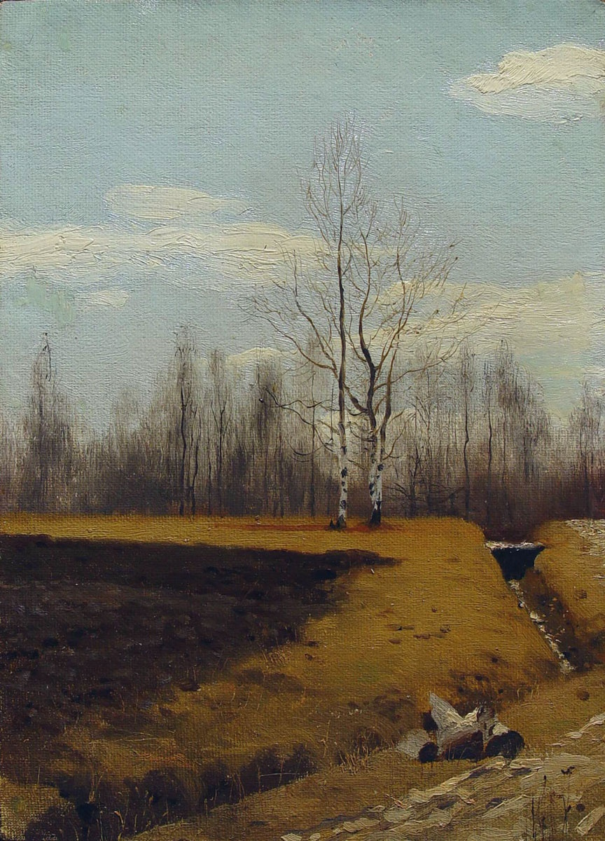 Andrei Petrovich Ryabushkin. Arable land. 1892