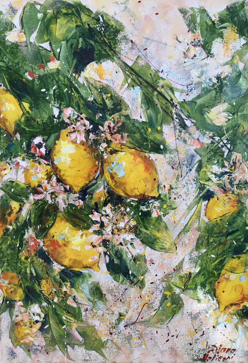 Diana Malivani. Bloomy Lemon Tree