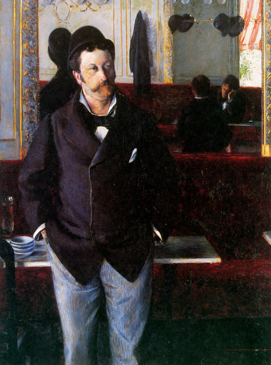 Gustave Caillebotte. In a cafe