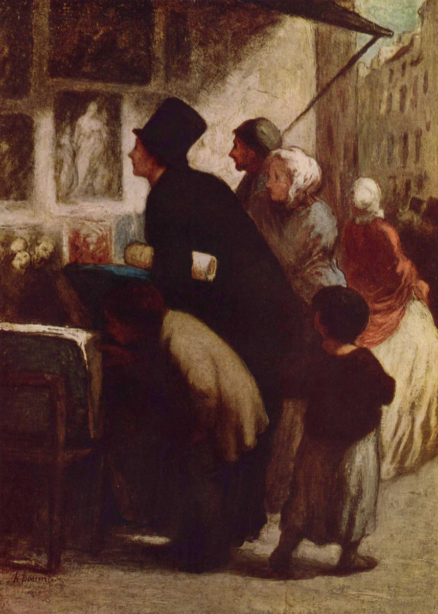 Honore Daumier. The merchant prints