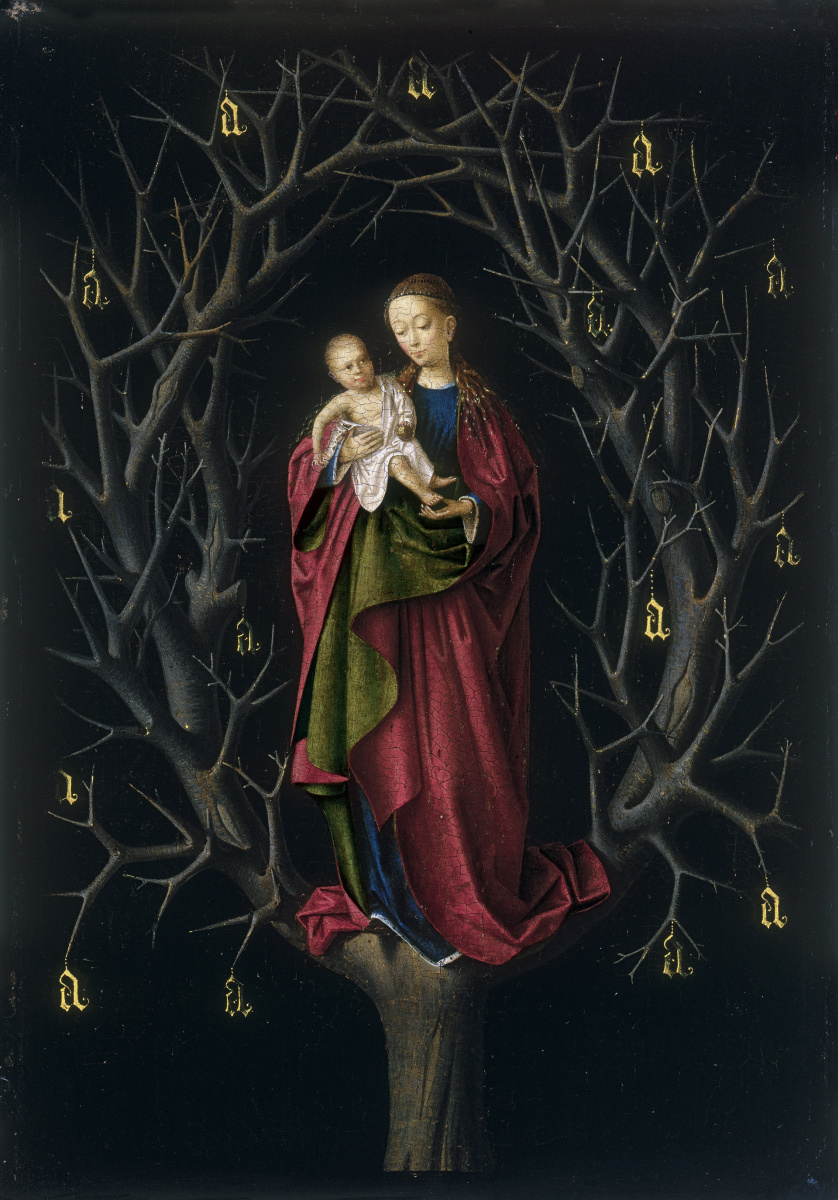 Petrus Christus. The Virgin of the dry Tree