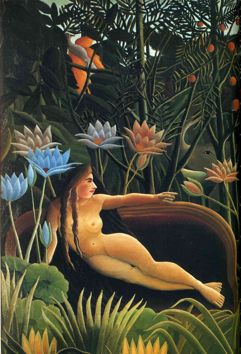 Henri Rousseau. Sleep. Fragment