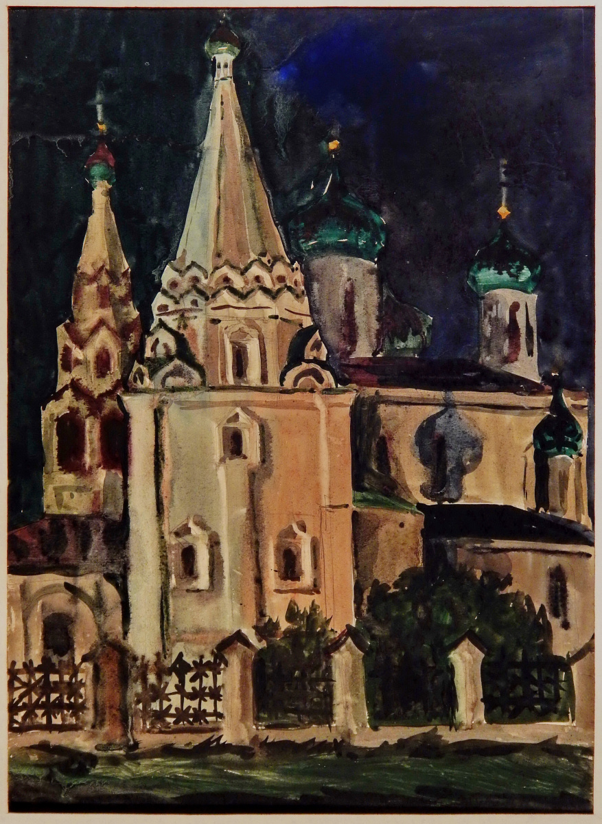 Victor Georgievich Efimenko. Church of Elijah the Prophet. Yaroslavl. 1972