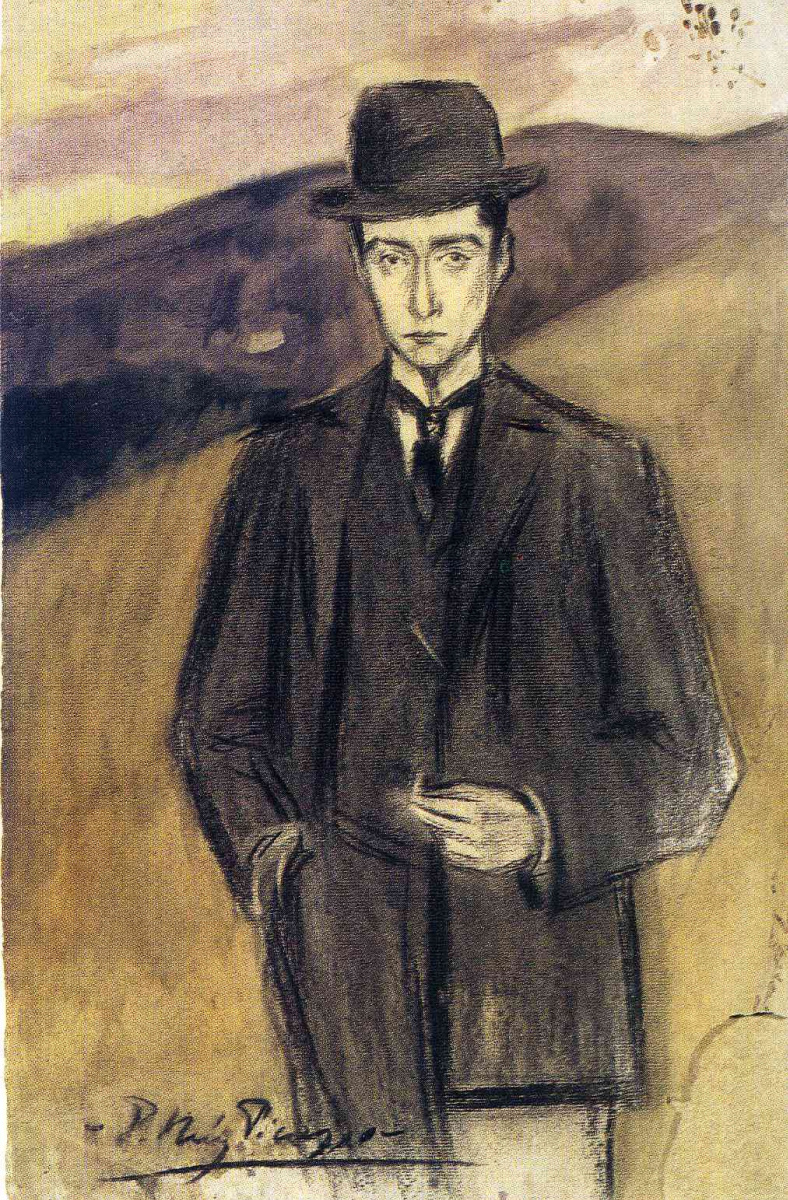 Пабло Пикассо. Мужчина в черной шляпе