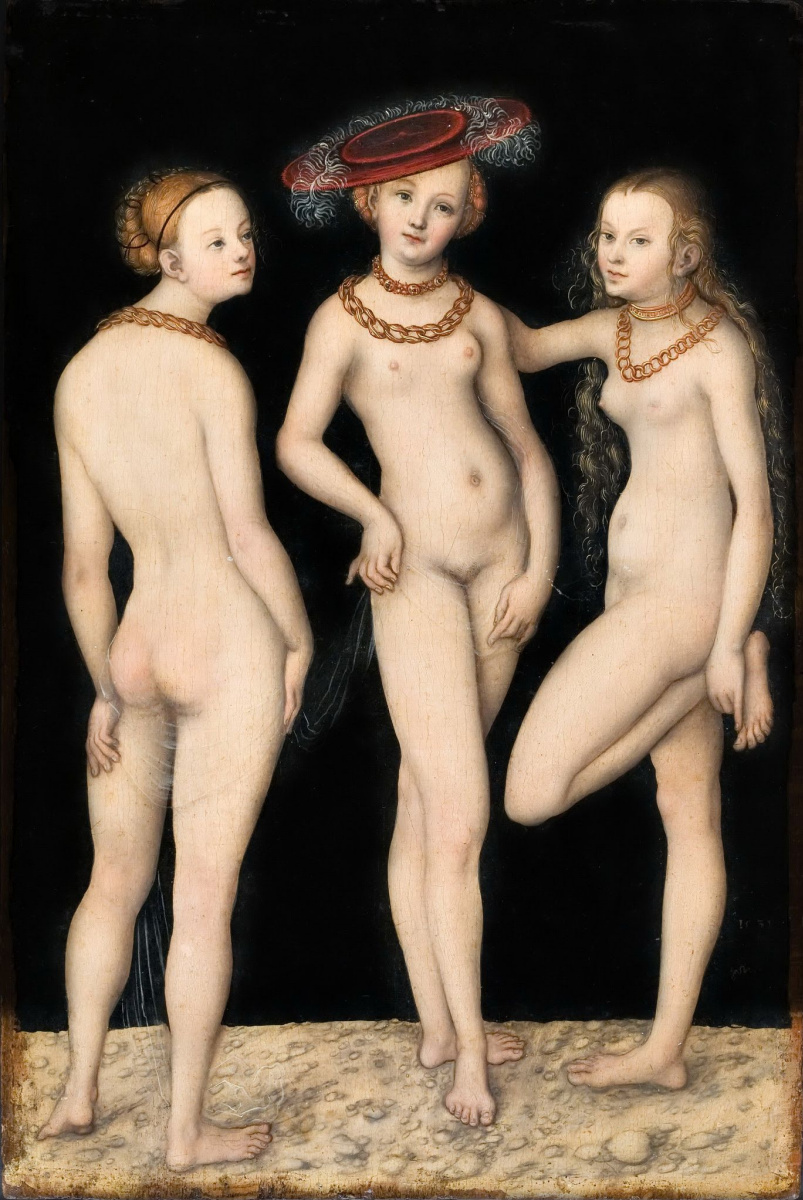 Lucas Cranach the Elder. The three graces