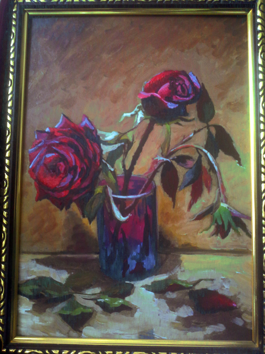 Tizza La Vilia. Red roses