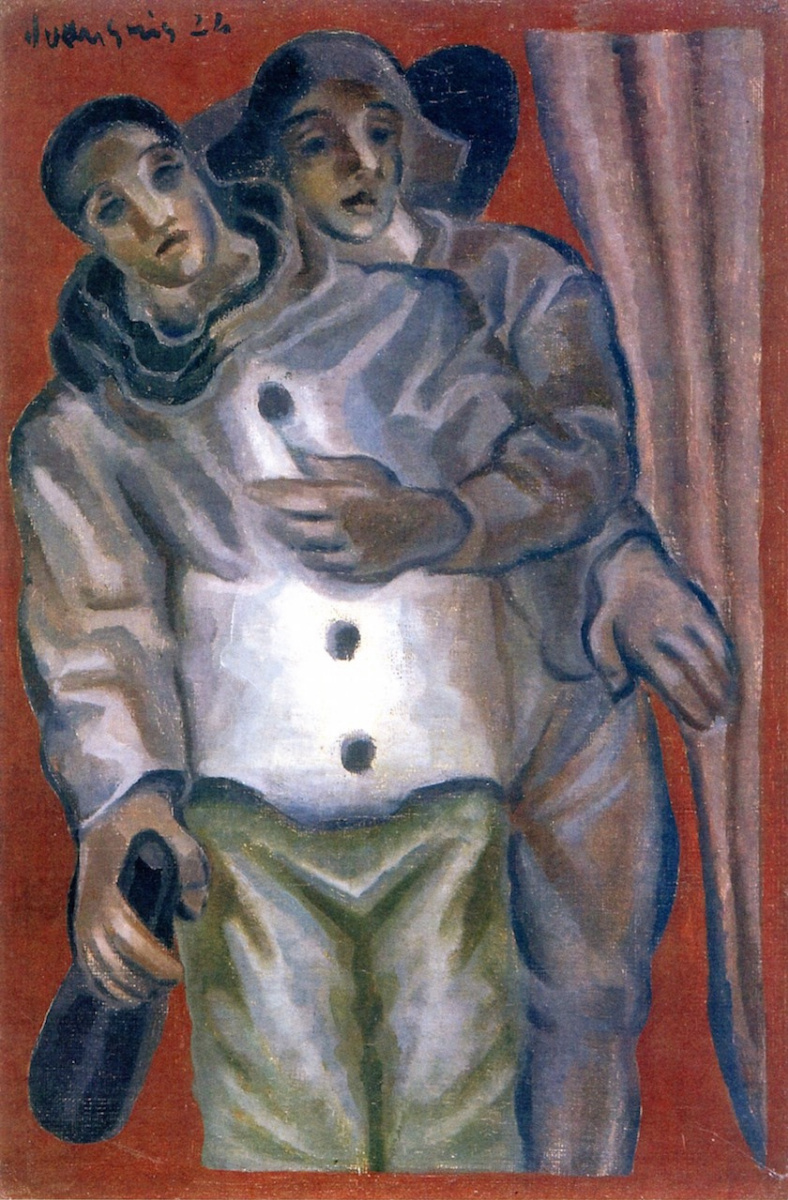 Juan Gris. Pierrot and harlequin