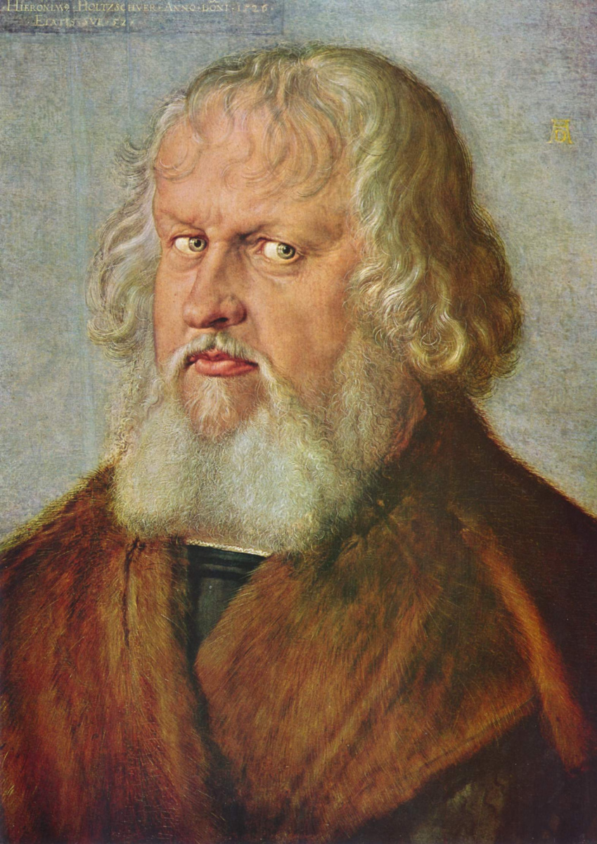 Albrecht Dürer. Portrait Of Jerome Of Galssware