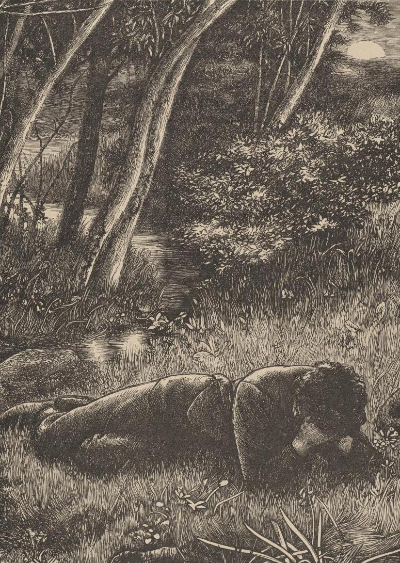 Arthur Hughes. "Song of Songs". I will die, and the grass will continue to grow ...