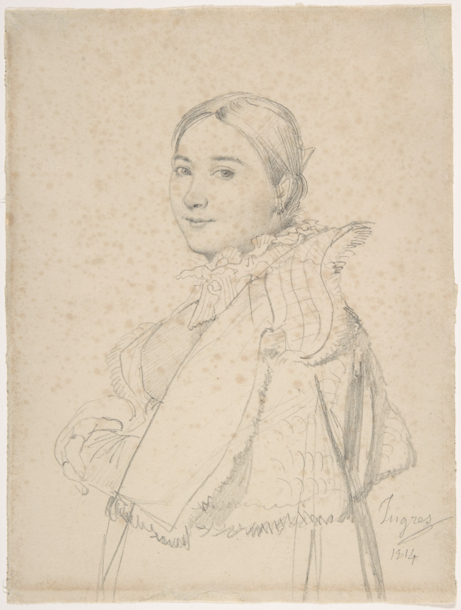 Jean Auguste Dominique Ingres. Madame Ingres