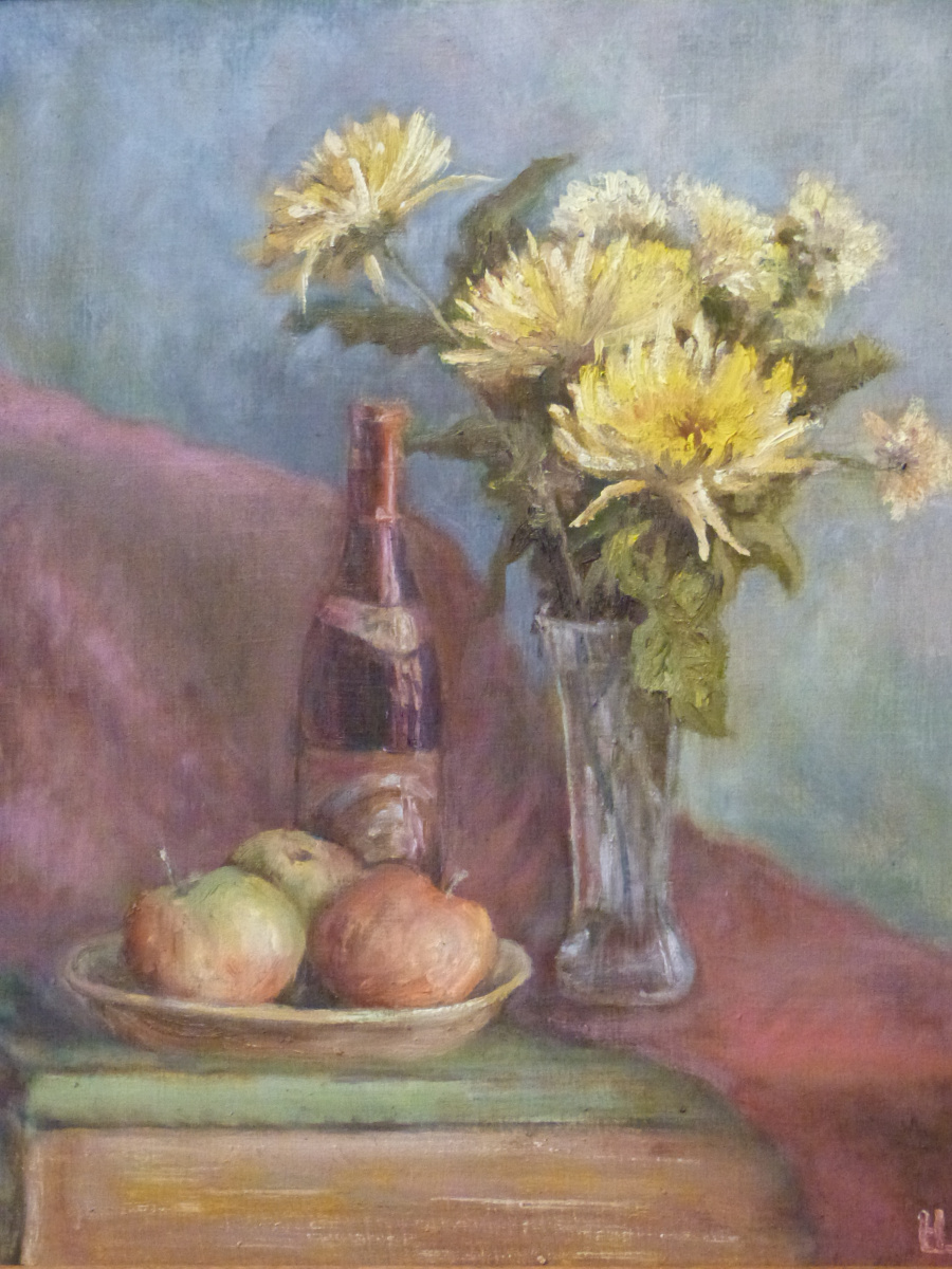 Nadezhda Georgievna Shatskaya. Gelbe Chrysantheme