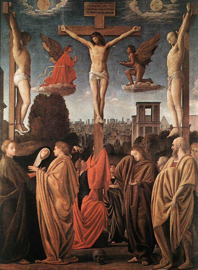 Lorenzo Lotto. The crucifixion