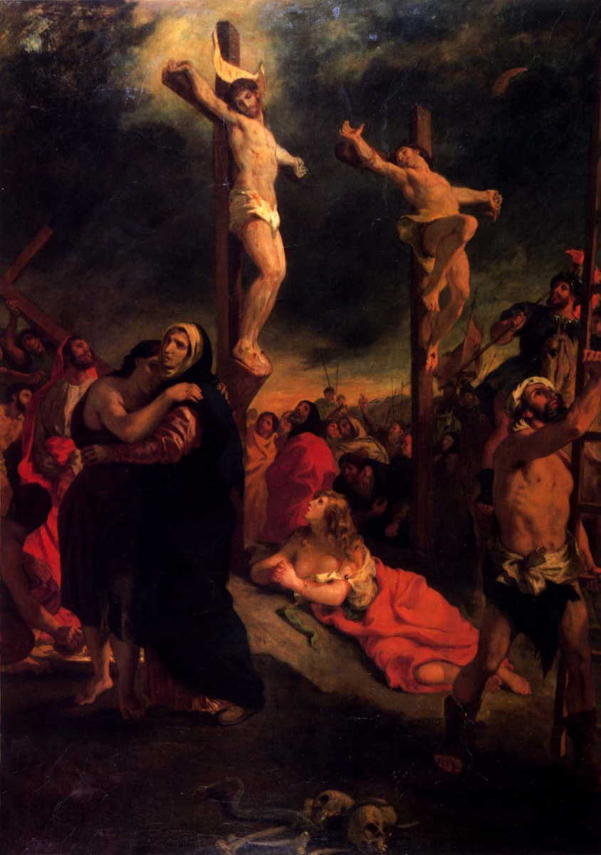 Eugene Delacroix. Jesus on the cross