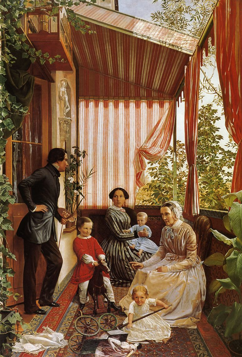 Fedor Mikhailovich Slavyansky. Family portrait
