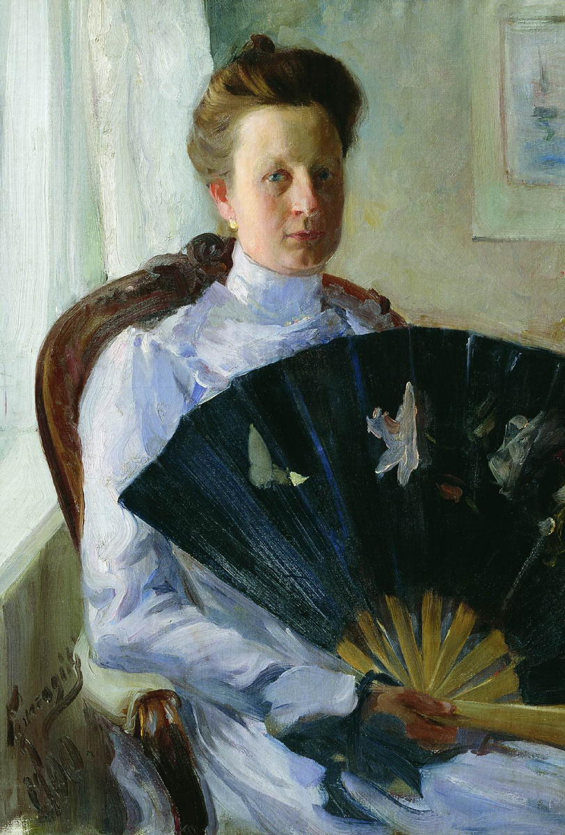 Boris Kustodiev. Portrait of A. N. Protasova