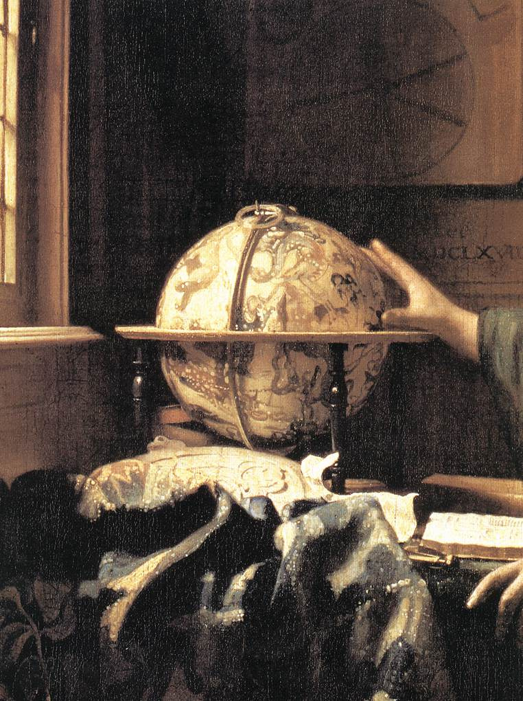 Jan Vermeer. Astronomer. Fragment