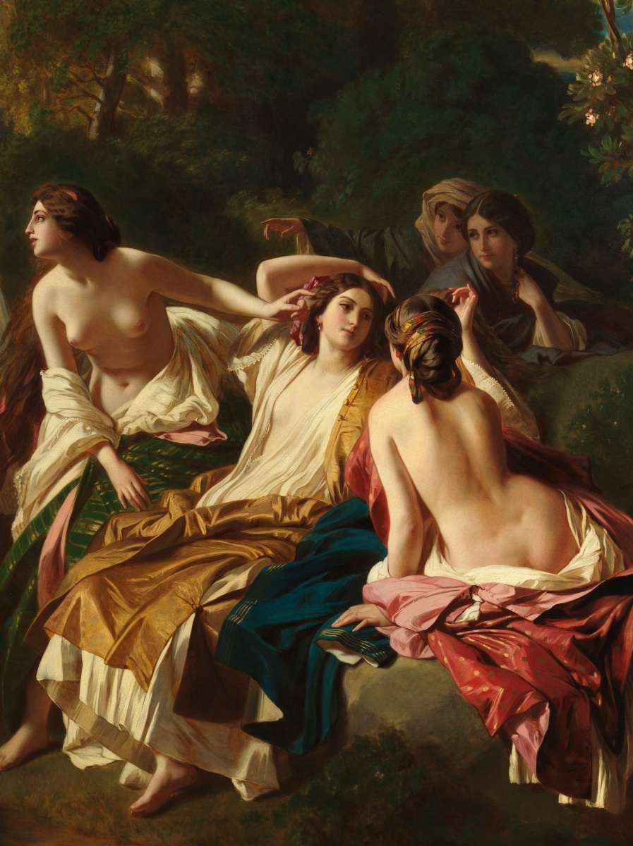 Franz Xaver Winterhalter. Florinda. Fragment III