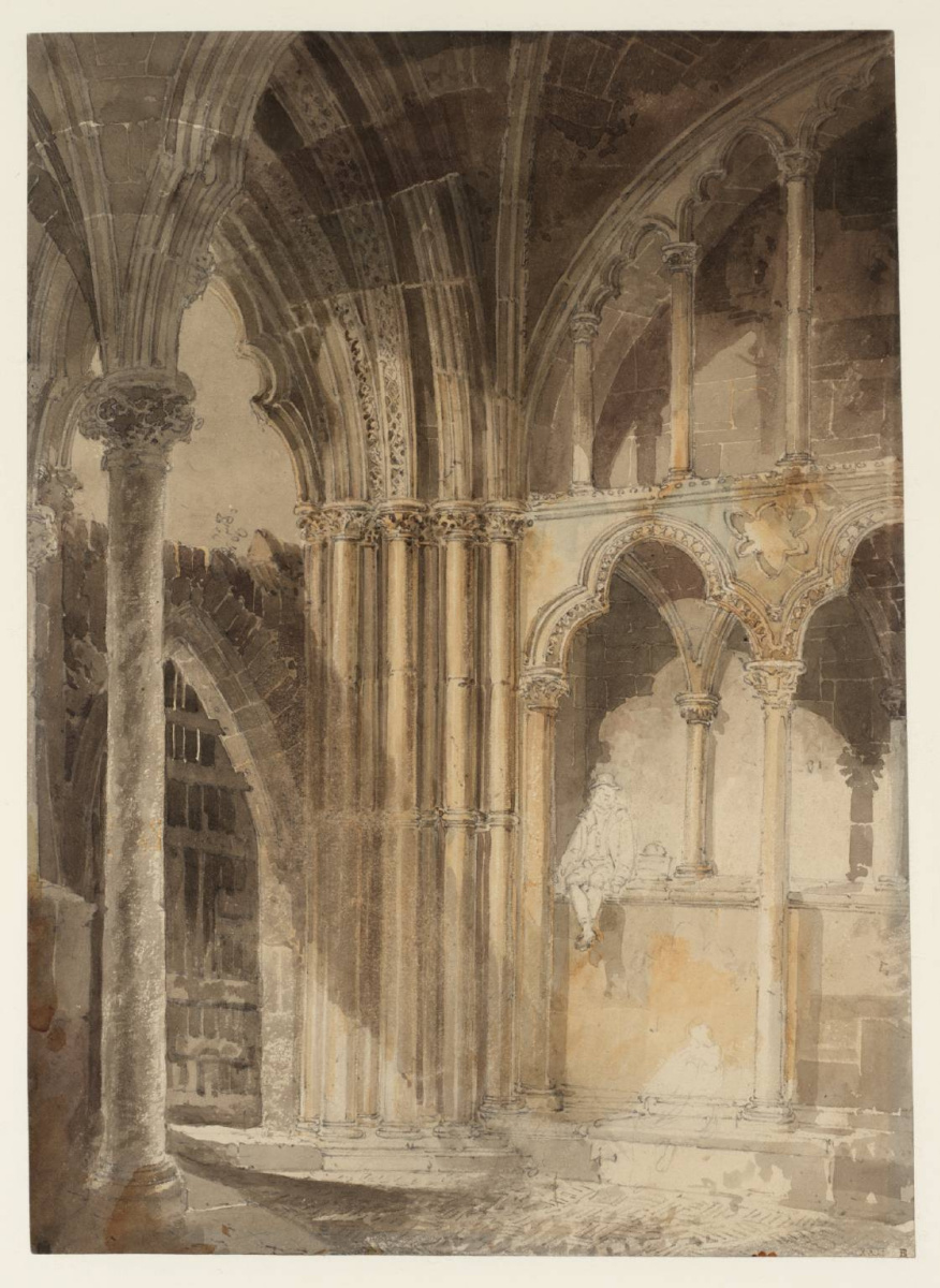 Joseph Mallord William Turner. The interior of the Cathedral Or