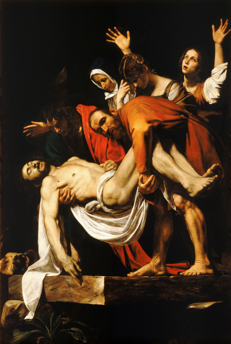 Микеланджело Меризи де Караваджо. Погребение Христа (Положение во гроб)