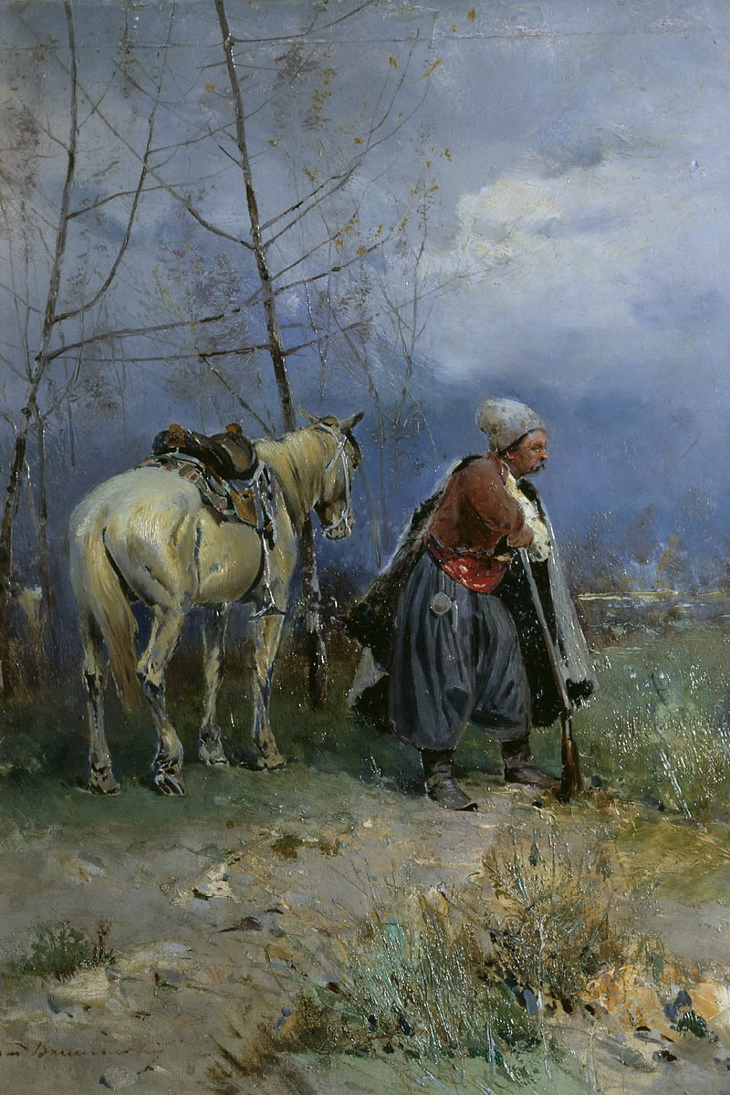 画作描述 Казаквдозоре