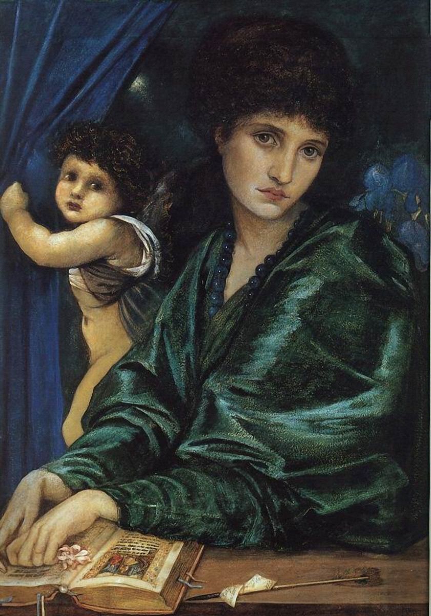 Edward Coley Burne-Jones. Portrait of Maria Zambako