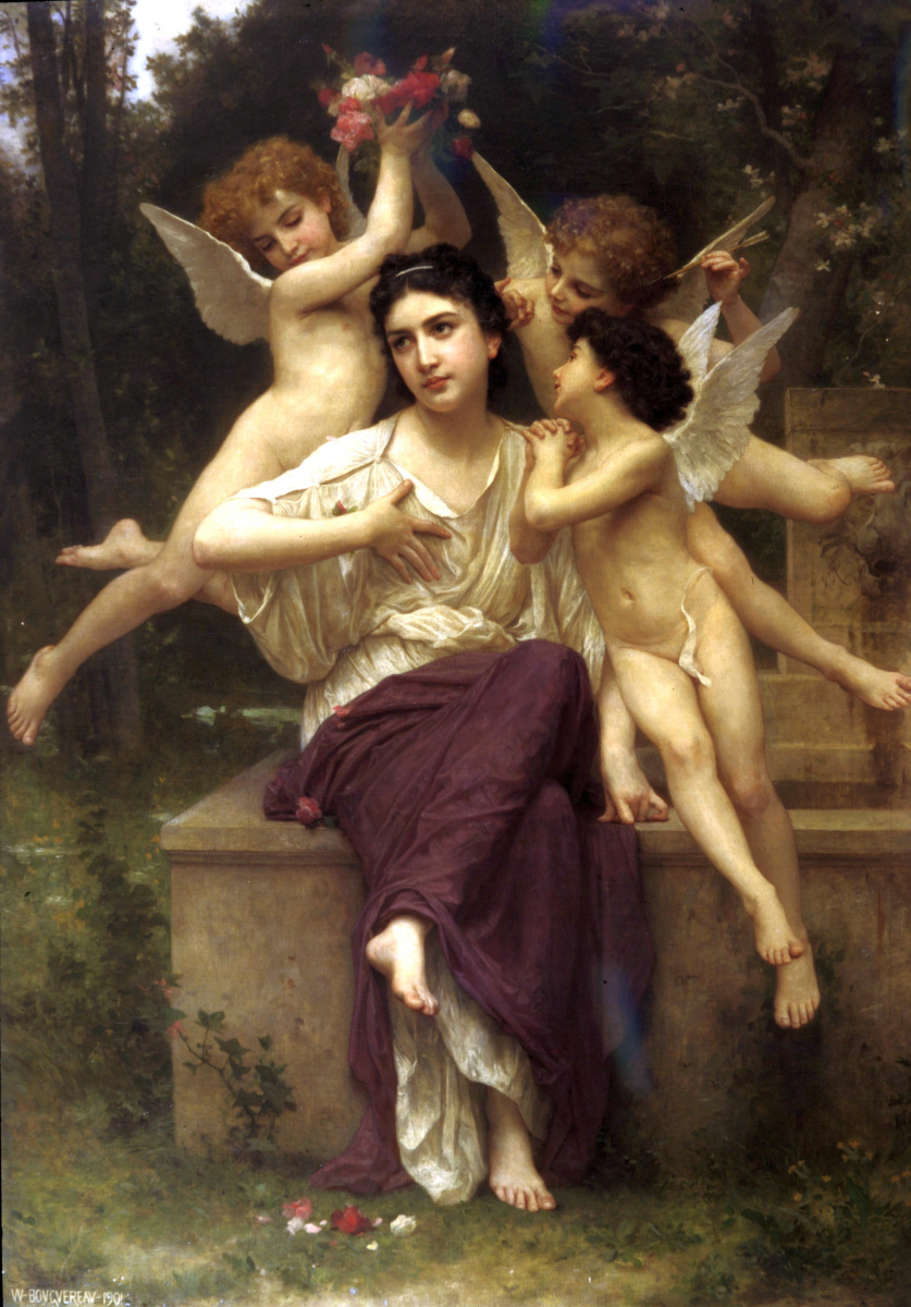 William-Adolphe Bouguereau. Dreams of spring