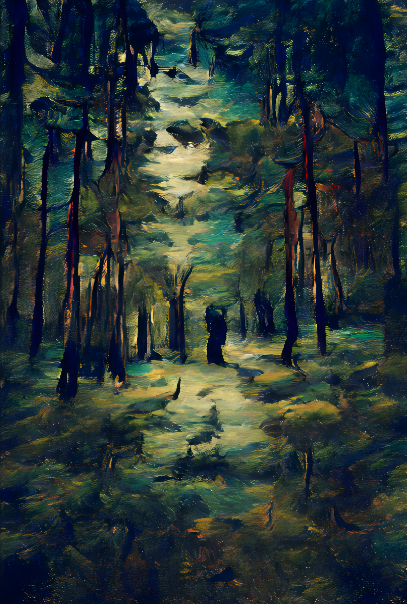 Gregory Ivy. Night Forest