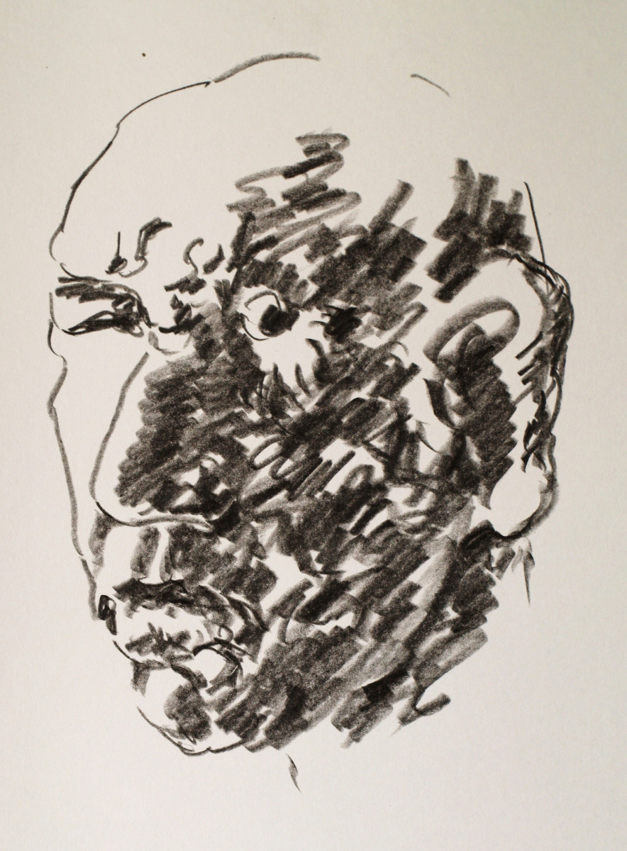 Alexander Ocher Kandinsky-DAE. Portrait of a man
