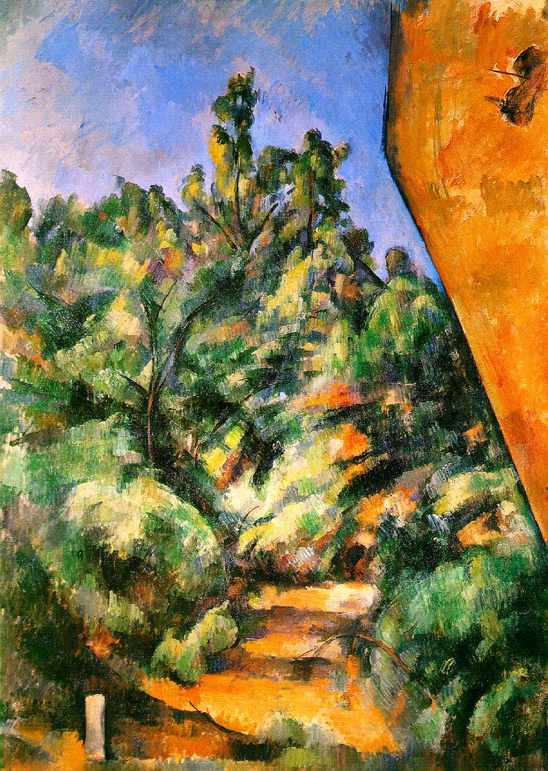 Paul Cezanne. The red rock