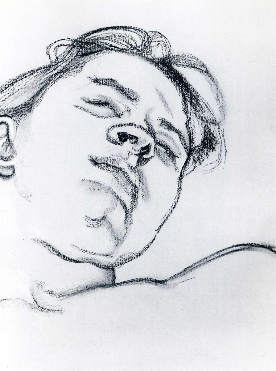 Lucien Freud. Sleeping girl