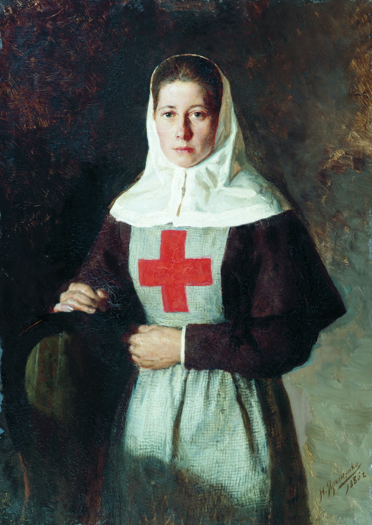 Nikolay Aleksandrovich Yaroshenko. Sister of Mercy. 1886