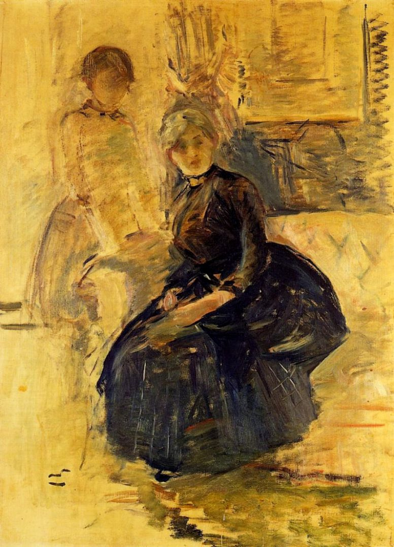 Berthe Morisot. Self portrait with Julie