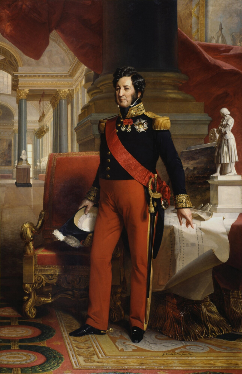 Franz Xaver Winterhalter. Luis felipe I de borbón, rey de francia