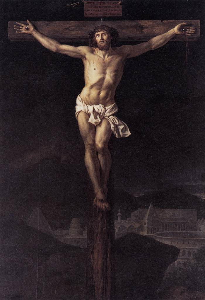 Jacques-Louis David. Christ on the cross