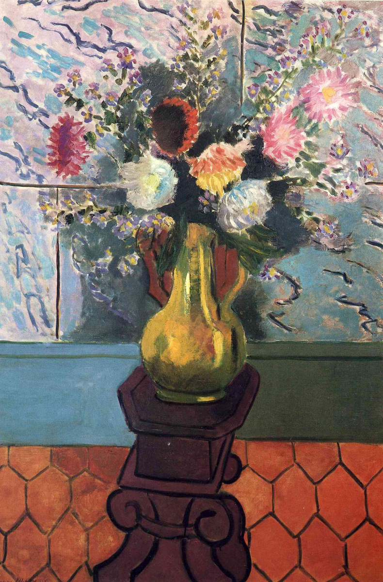 Henri Matisse. Flowers in a golden vase