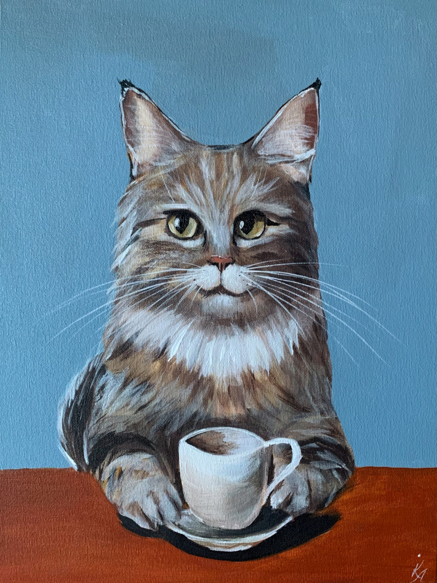 Alexandra Kuznetsova. Morning coffee