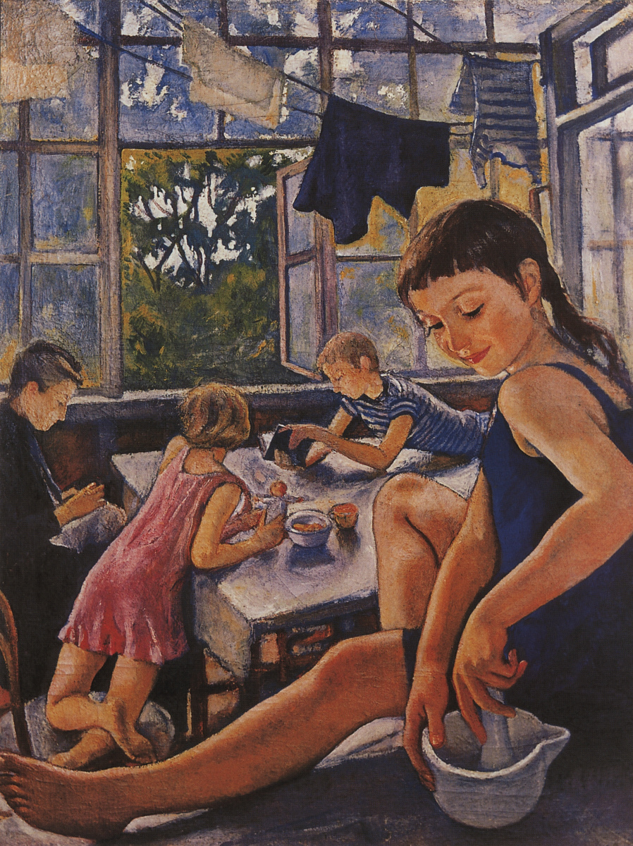 Zinaida Serebryakova. Auf der Terrasse in Kharkov