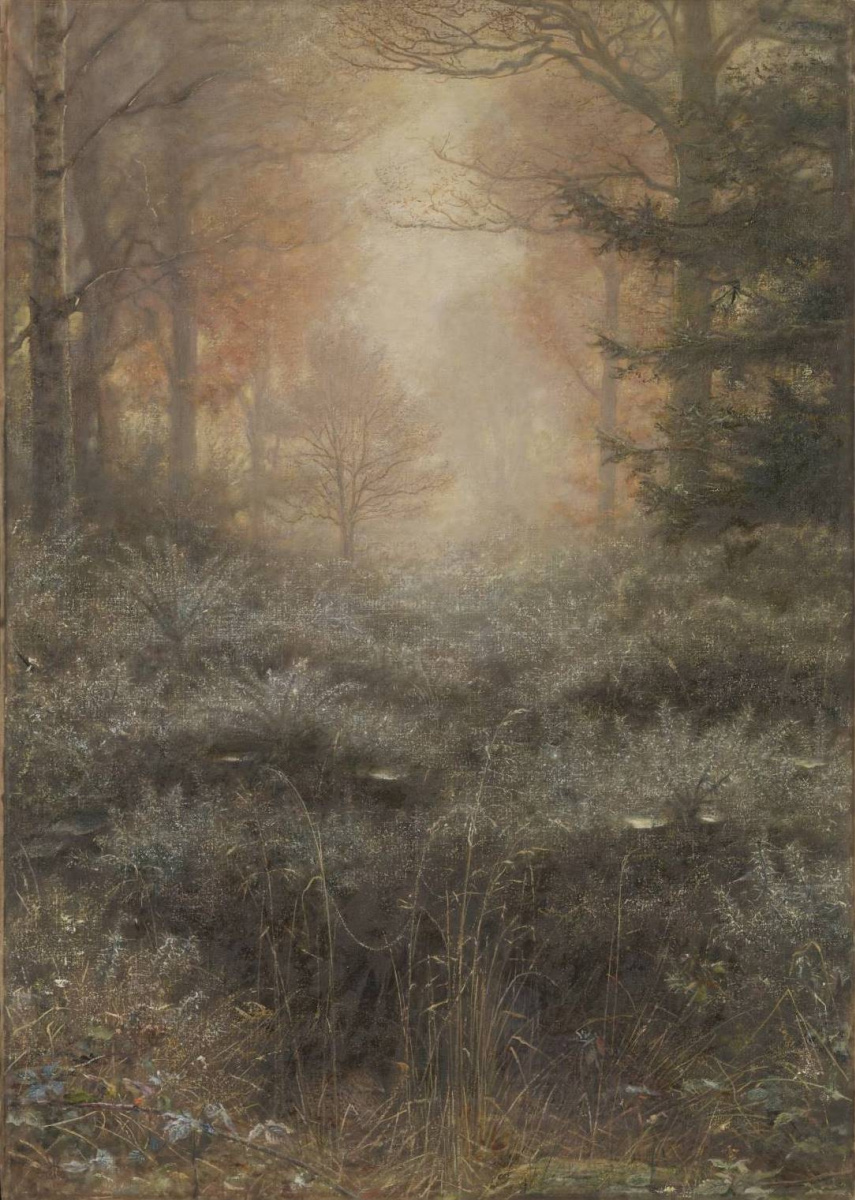 John Everett Millais. Forest landscape: the melting dew