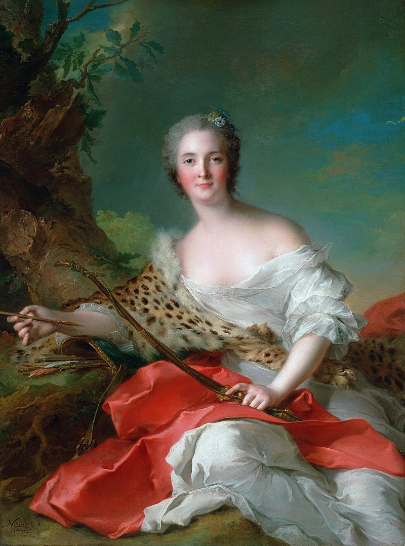 Jean-Marc Nattier. Constance-Gabrielle-Madeleine guests will find enjoyable attractions de La Mosson as Diana