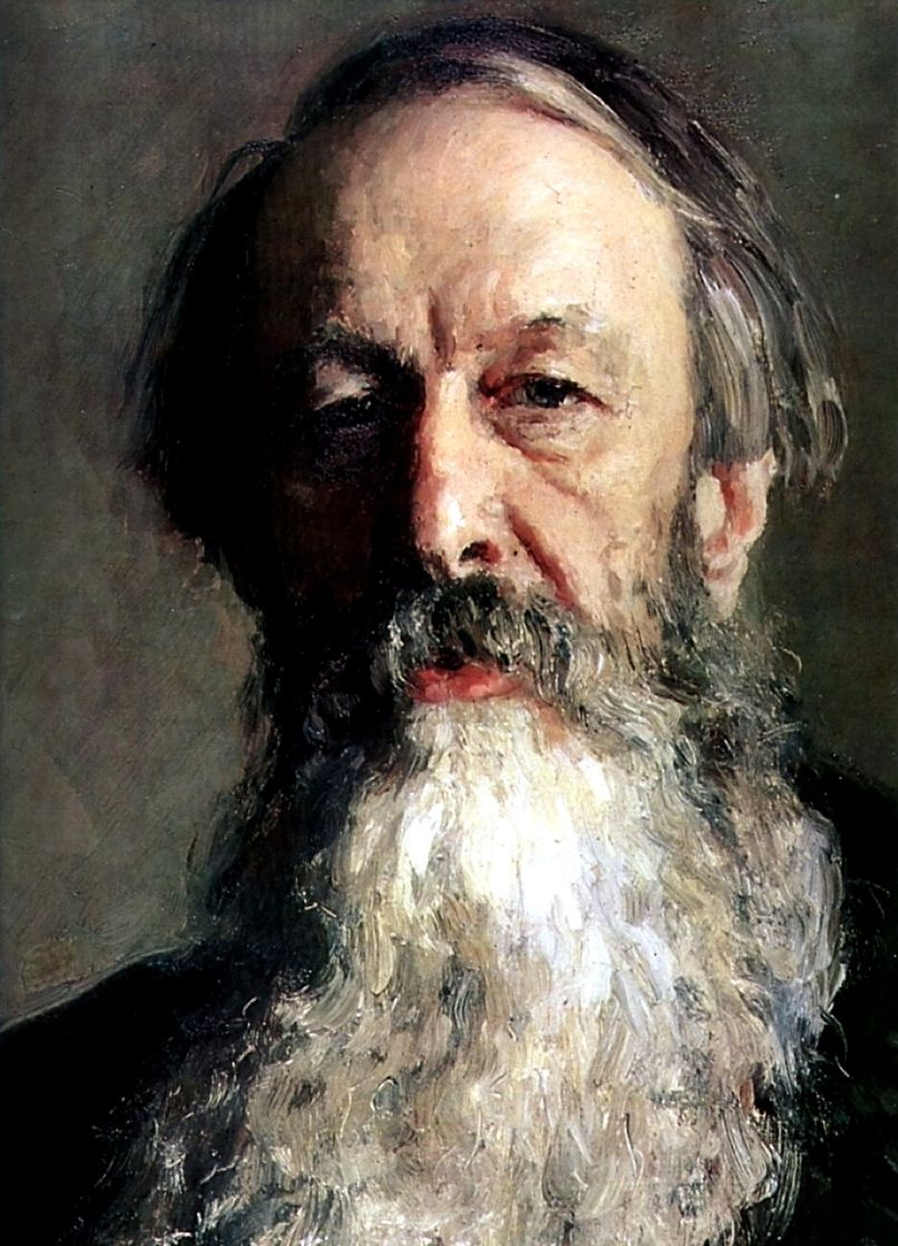 Ilya Efimovich Repin. Portrait Of V. V. Stasov. Detail